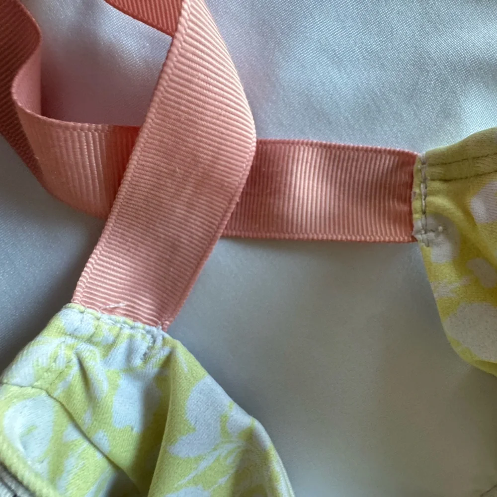 MINNOW Girls Citron Blossom Rashguard One Piece sz 3/4 - Picture 11 of 11